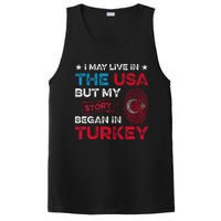 Turkey Turkish Roots Turkish Heritage Proud Turkish Flag PosiCharge Competitor Tank