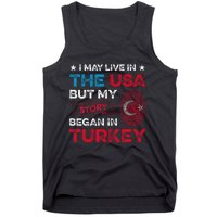 Turkey Turkish Roots Turkish Heritage Proud Turkish Flag Tank Top