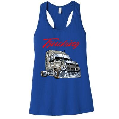 Trucking Women's Racerback Tank