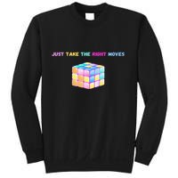 Take The Right Moves Fun Puzzle Cube Speed Games Lover Sweatshirt