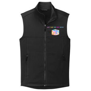 Take The Right Moves Fun Puzzle Cube Speed Games Lover Collective Smooth Fleece Vest