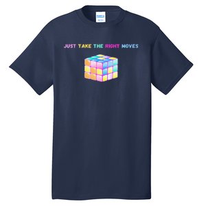 Take The Right Moves Fun Puzzle Cube Speed Games Lover Tall T-Shirt