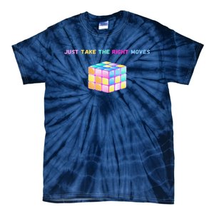 Take The Right Moves Fun Puzzle Cube Speed Games Lover Tie-Dye T-Shirt