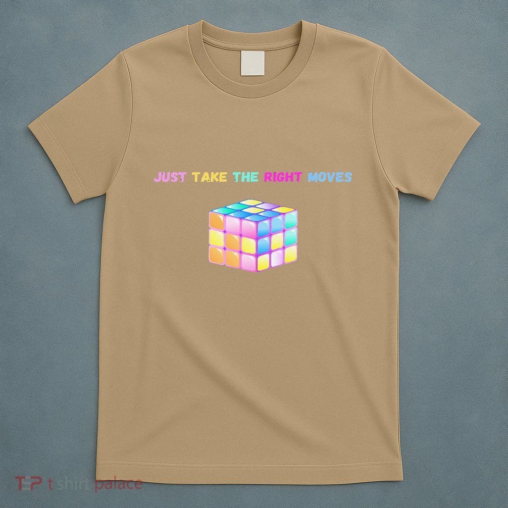 Take The Right Moves Fun Puzzle Cube Speed Games Lover T-Shirt
