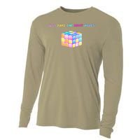 Take The Right Moves Fun Puzzle Cube Speed Games Lover Cooling Performance Long Sleeve Crew