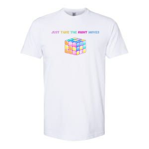 Take The Right Moves Fun Puzzle Cube Speed Games Lover Softstyle CVC T-Shirt