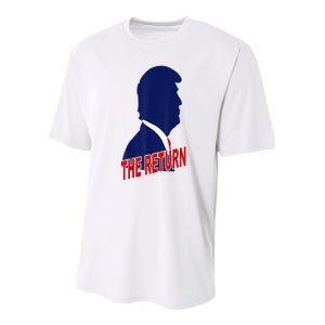 Trump The Return Youth Performance Sprint T-Shirt