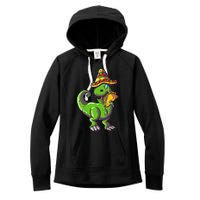 Tacosaurus T Rex Mexico Taco Dinosaurier Cinco de Mayo Gift Women's Fleece Hoodie