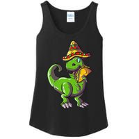 Tacosaurus T Rex Mexico Taco Dinosaurier Cinco de Mayo Gift Ladies Essential Tank