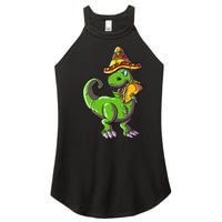 Tacosaurus T Rex Mexico Taco Dinosaurier Cinco de Mayo Gift Women's Perfect Tri Rocker Tank