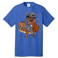 Thanksgiving T Rex Dabbing Turkey Pilgrim Meaningful Gift Tall T-Shirt