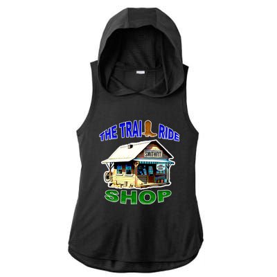 The Trail Ride Shop Ladies PosiCharge Tri-Blend Wicking Draft Hoodie Tank