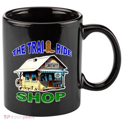 The Trail Ride Shop 11oz C Handle Ceramic Mug