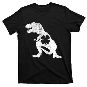 Tyrannosaurus T Rex Dinosaur ST PATRICKS DAY Irish Boy T-Shirt