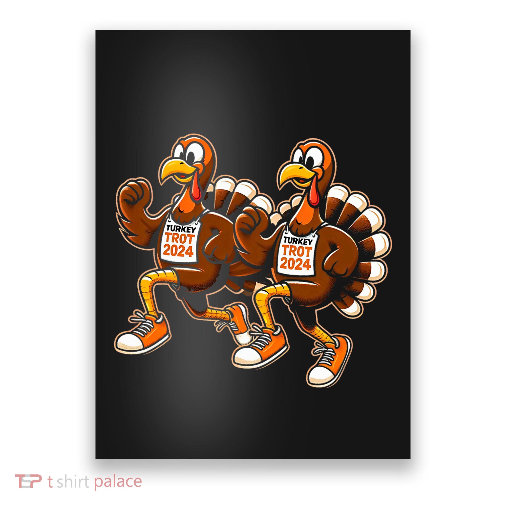 Thanksgiving Turkey Running Outfit Gear Costume Turkey Trot Poster