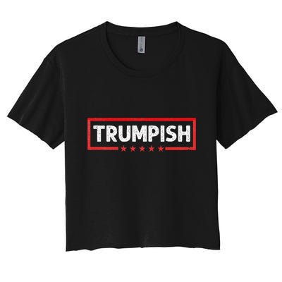 Trumpish Women's Crop Top Tee