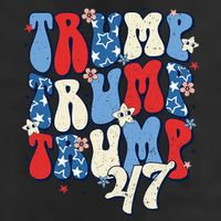 Trump2024ElectionGroovyRetro4thOfJulyDonaldTrump47 11oz C Handle Ceramic Mug