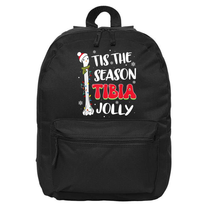 Tis The Season Tibia Jolly Bone Orthopedic Christmas Party 16 in Basic Backpack