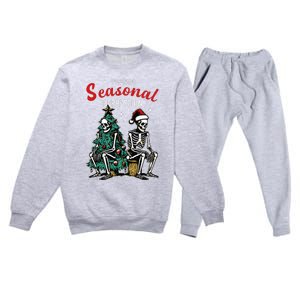 Tis The Seasonal Depression Premium Crewneck Sweatsuit Set