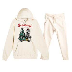 Tis The Seasonal Depression Premium Hooded Sweatsuit Set