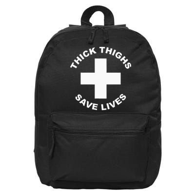 Thick Thighs Save Lives Gym Workout Thick Thighs 16 in Basic Backpack