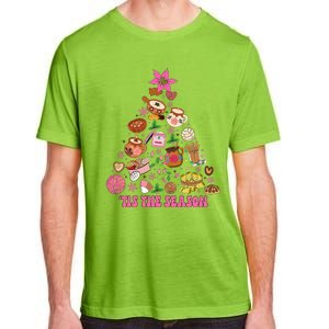 Tis The Season Mexican Christmas Tree Tamales Pan Dulce  Adult ChromaSoft Performance T-Shirt