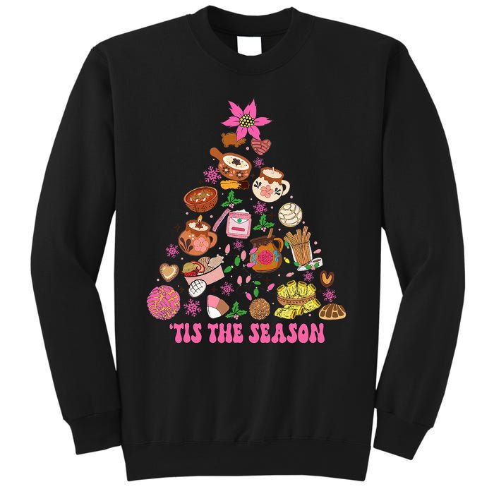 Tis The Season Mexican Christmas Tree Tamales Pan Dulce  Sweatshirt