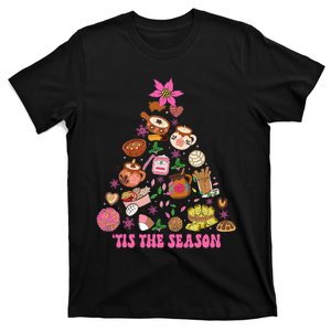 Tis The Season Mexican Christmas Tree Tamales Pan Dulce  T-Shirt