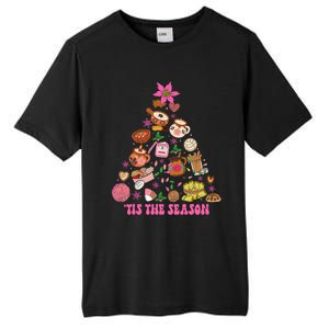 Tis The Season Mexican Christmas Tree Tamales Pan Dulce  Tall Fusion ChromaSoft Performance T-Shirt