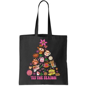 Tis The Season Mexican Christmas Tree Tamales Pan Dulce  Tote Bag