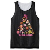 Tis The Season Mexican Christmas Tree Tamales Pan Dulce  Mesh Reversible Basketball Jersey Tank