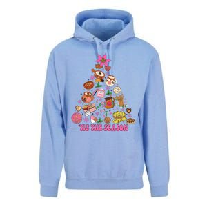 Tis The Season Mexican Christmas Tree Tamales Pan Dulce  Unisex Surf Hoodie