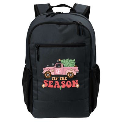 Tis The Season Retro Truck Christmas Daily Commute Backpack