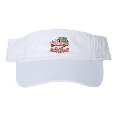 Tis The Season Retro Truck Christmas Visor