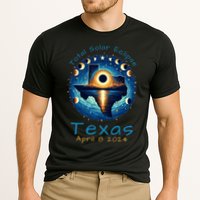 Texas Total Solar Eclipse April 8 2024 Texas Solar Eclipse Cooling Performance Crew T-Shirt
