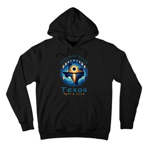 Texas Total Solar Eclipse April 8 2024 Texas Solar Eclipse Hoodie