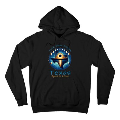 Texas Total Solar Eclipse April 8 2024 Texas Solar Eclipse Hoodie