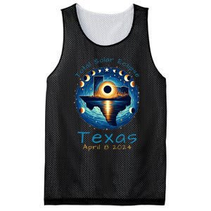 Texas Total Solar Eclipse April 8 2024 Texas Solar Eclipse Mesh Reversible Basketball Jersey Tank