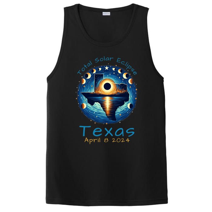 Texas Total Solar Eclipse April 8 2024 Texas Solar Eclipse PosiCharge Competitor Tank