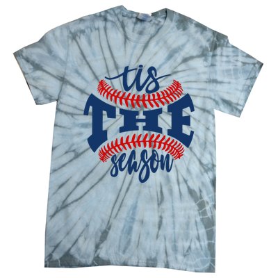 Tis The Season Baseball Softball Lovers Tie-Dye T-Shirt