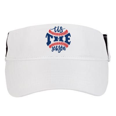 Tis The Season Baseball Softball Lovers Adult Drive Performance Visor