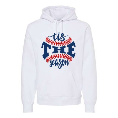 Tis The Season Baseball Softball Lovers Premium Hoodie