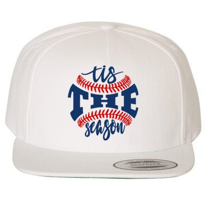 Tis The Season Baseball Softball Lovers Wool Snapback Cap