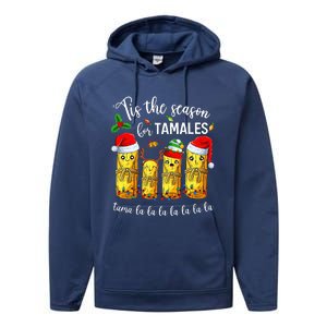 Tis The Season For Tamales Performance Fleece Hoodie