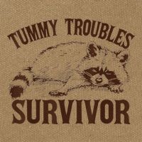 Tummy Troubles Survivor Cotton Canvas Backpack