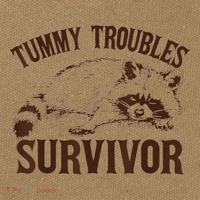 Tummy Troubles Survivor Cotton Canvas Backpack