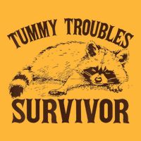 Tummy Troubles Survivor Pom Pom 12in Knit Beanie