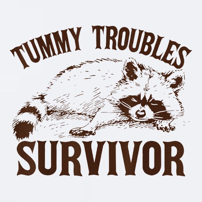 Tummy Troubles Survivor Sueded Cloud Jersey T-Shirt