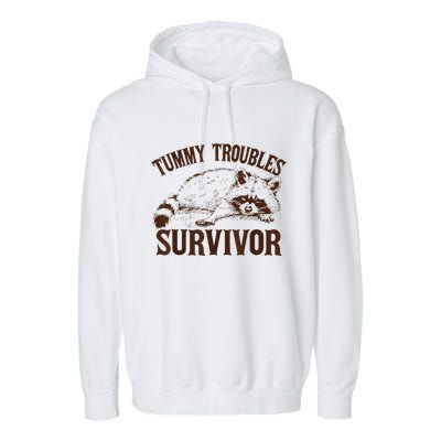 Tummy Troubles Survivor Garment-Dyed Fleece Hoodie