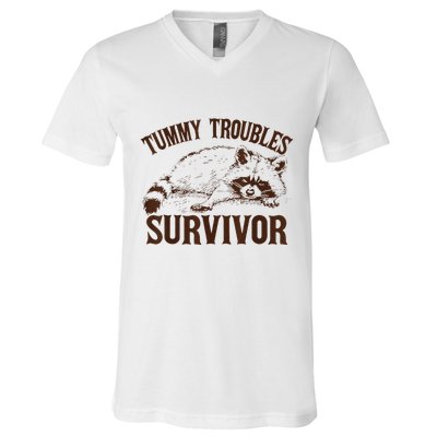 Tummy Troubles Survivor V-Neck T-Shirt